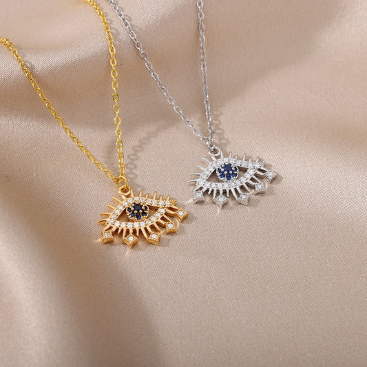 Star Vision Evil Eye Pendant Necklace and Pendant